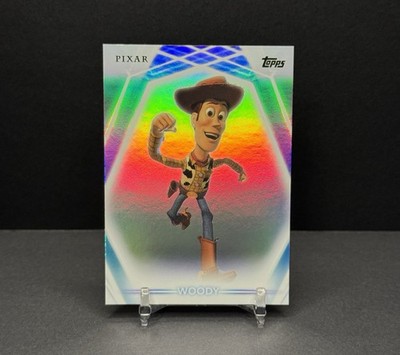 2026 Topps DIsney Neon WOODY #32 Rainbow Foil TOY STORY SP
