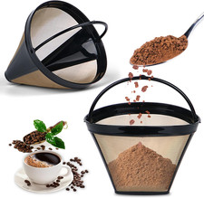 Reusable Coffee Filters for Ninja Coffee Filter, Permanent Coffee Filter 4, Used