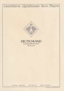 Lighthouse hingeless album pages Germany 2000 - 2004