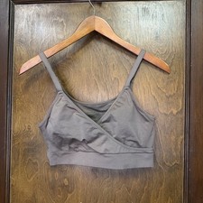 Ingrid  Isabel Cooling Crossover Nursing  Maternity Bra Taupe S