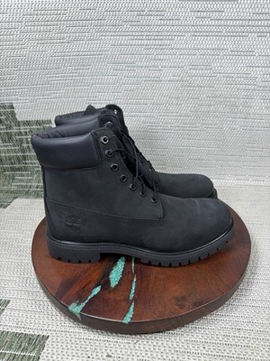 Timberland Boots Mens Size 10 M Premium Soft Toe Work Black Leather Waterproof