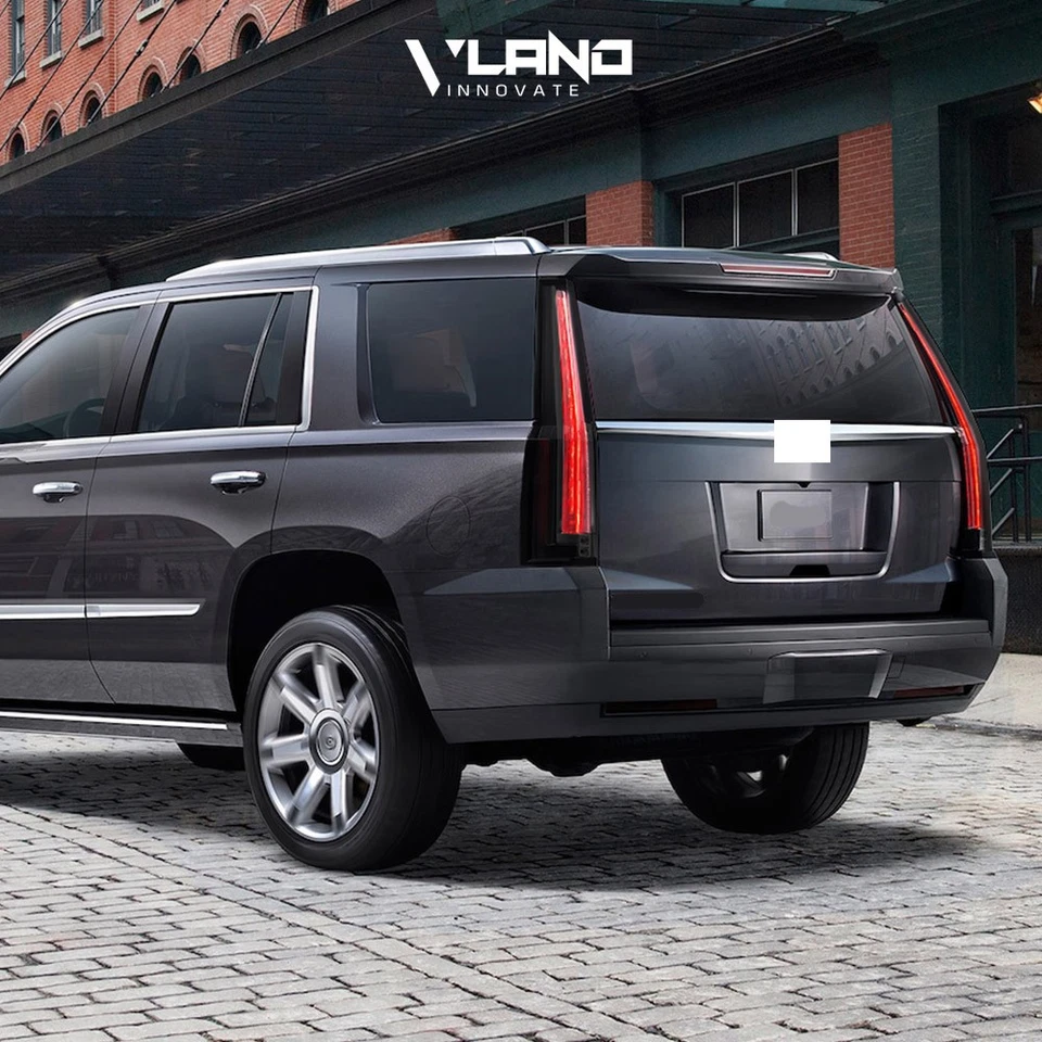 Smoked VLAND Pair FULL LED Tail Lights For Chevrolet Suburban Tahoe 2015-2020 US - Image 3 of 4