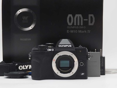 Olympus OM-D E-M10 Mark IV 20.3MP schwarz 1276 Auslösungen mit Box [Near...