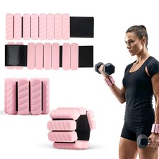 1 lb Total Weighted Wristbands, 0.5 lb Each Pair , Silicone Adjustable Wrist...