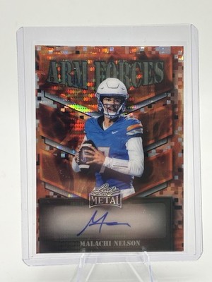 2025 Leaf Metal Arm Forces Malachi Nelson Autograph 1/1