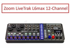 Zoom LiveTrak L6max 12-Channel Digital Mixer Recorder Streaming L6 Japan