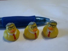 Berkshire Hathaway Warren Buffett Mini Micro Ducks 2025 Lot of 3 Ducky Duck