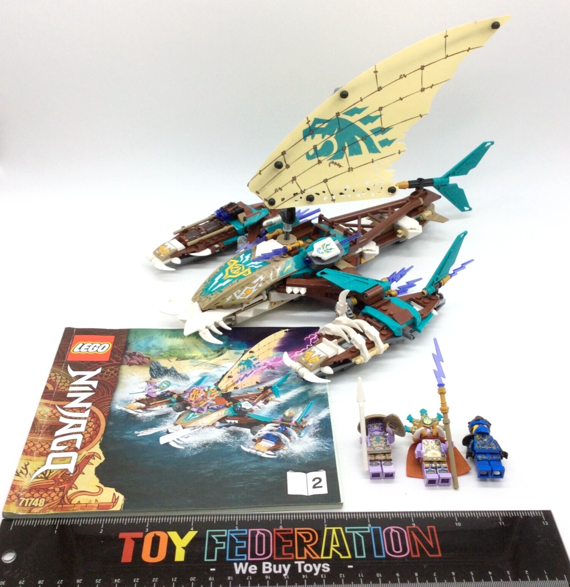 LEGO 71748 Ninjago Catamaran Sea Battle INCOMPLETE Set
