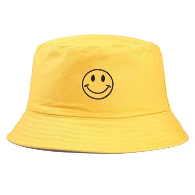 Yellow Smiley Face Bucket Hat -All 