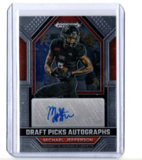 2023 Panini Prizm Draft Picks Autographs Michael Jefferson RC Ragin Cajuns AUTO