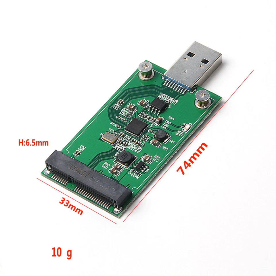 Scheda adattatore SSD USB 3.0 mSATA Mini SATA come driver disco USB - Immagine 2 di 4