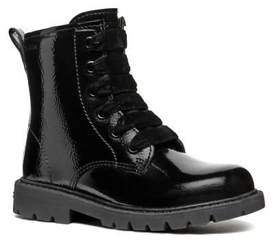 GEOX J SHAYLAX GIRL A Schnürstiefel , Bikerboots, Winterstiefel, Gr. 32