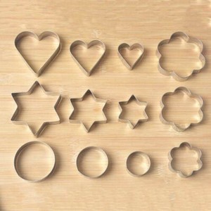 12Pcs-Stainless-Steel-Biscuit-Heart-Star-Cookie-Cutter-Pastry-Baking-Mold-Mould