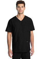 Cherokee WW Originals Scrubs Men's Tuck-in V-Neck Top CK783A BLK Black Free Ship