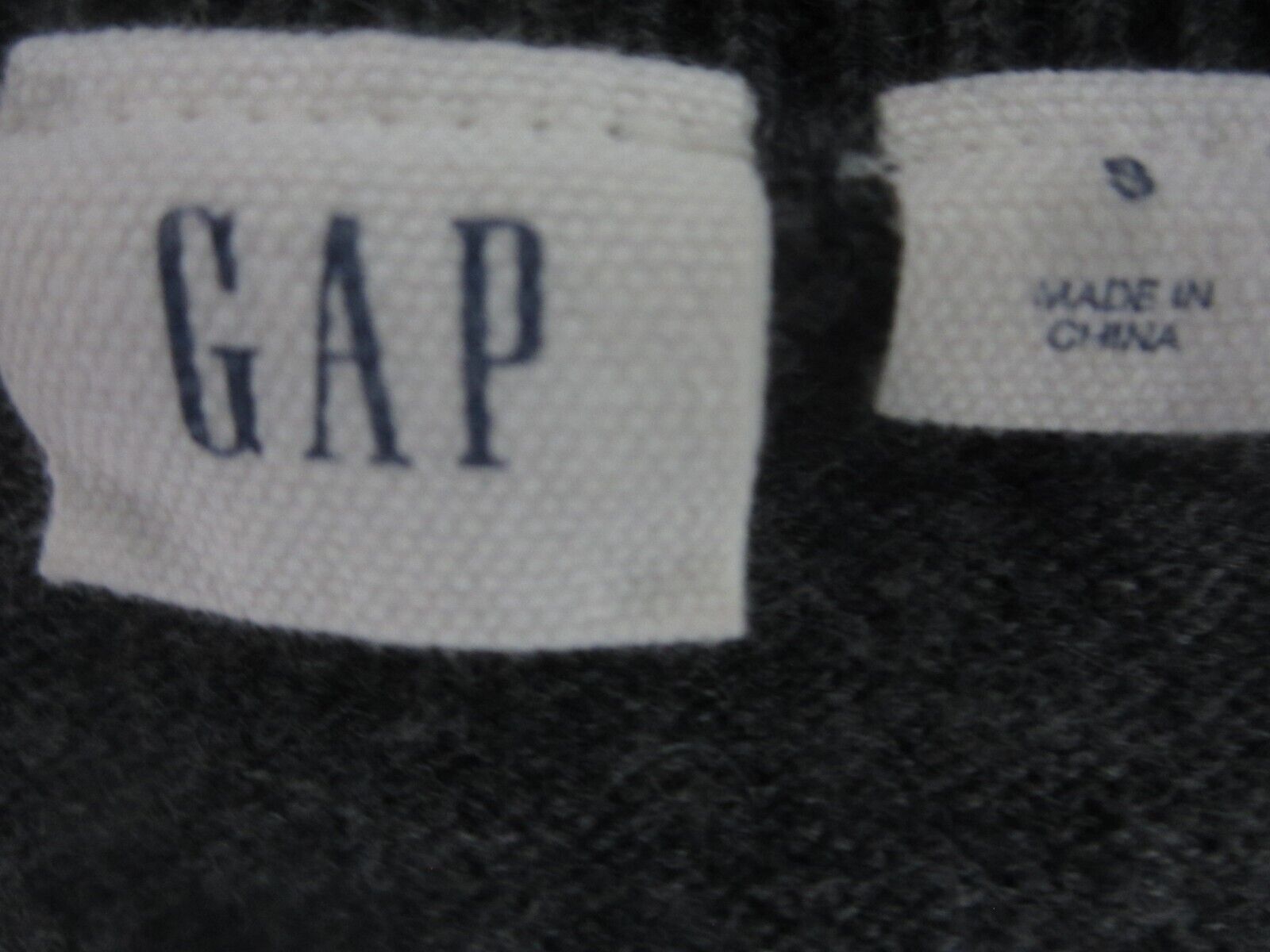Gap Womens Small Gray LS Merino Wool Cashmere V N… - image 4