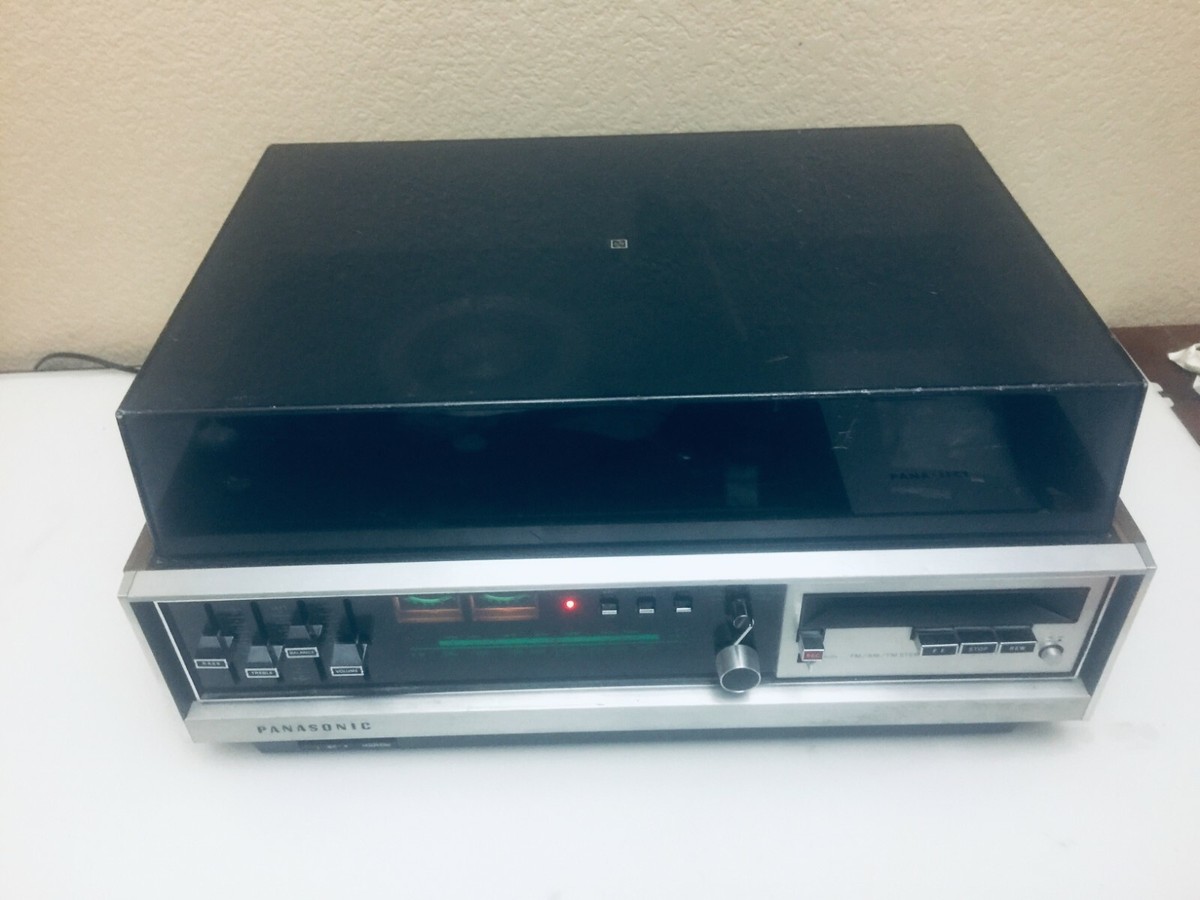 Vintage Panasonic Model RS - 257S Turntable Stereo Casette Phono