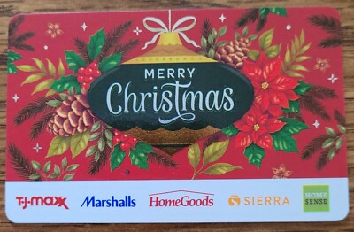 TJ MAXX Gift Card Christmas Holidays - 2022 - -Collectible -No Value | eBay