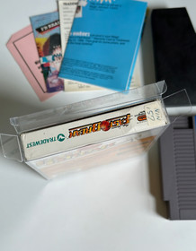 Magic Johnson's Fast Break (Nintendo NES 1990) Box Game Inserts w/Protector Case