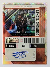 Chronicles Contenders 2022 Prospect Ticket Diamond JAIRO POMARES Auto /15 MINT