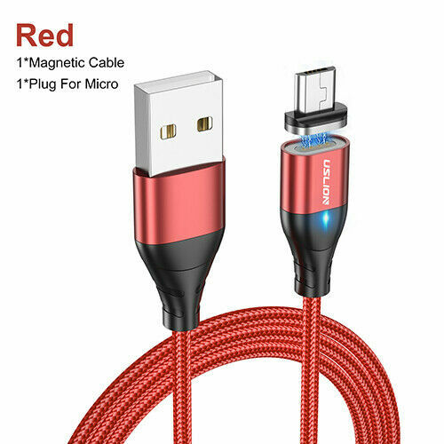 Magnetic Charging Phone Cable Type C For Samsung S8+ S9 Plus Charger Fast USB C - Zdjęcie 15 z 26