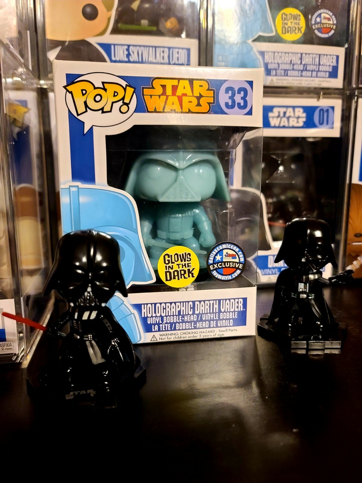 funko pop darth vader holographic