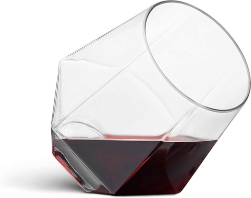 Shatterproof 12 oz Disposable Plastic Wine Tumblers - Elegant Dining Solution - Picture 7 of 12