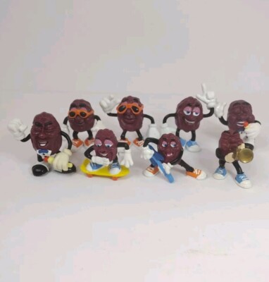 80's California Raisins Figures Lot Of 8