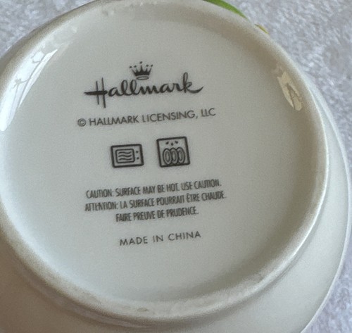Hallmark Snowman Stackable Christmas Mug Set of 2 Winter Christmas Heart Love - Picture 11 of 11