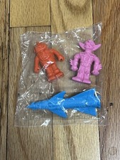VTG 80s Diener Erasers Robot Alien Space Shogun Creature Monster UFO NEW Bag