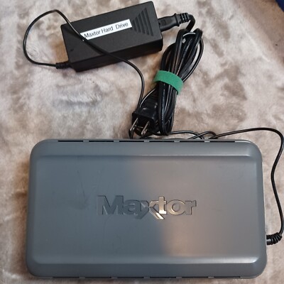 Maxtor Personal Storage 3200 Gray 100 GB Portable HDD External Hard Drive