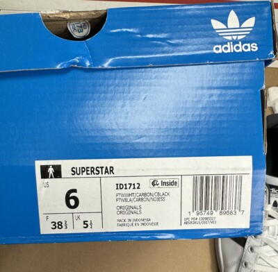 ❤︎ adidas Originals Superstar Denim White Black Men Unisex Casual
