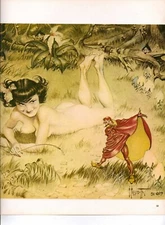 1980 full Color Plate "The Tempters" by Frank Frazetta Fantastic GGA Print