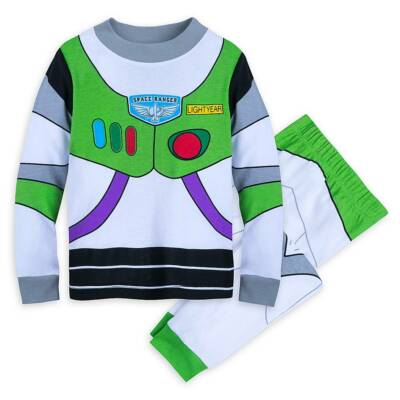 NWT Disney Store Boys Buzz Lightyear Costume Pal Pajama Set Toy Story 
