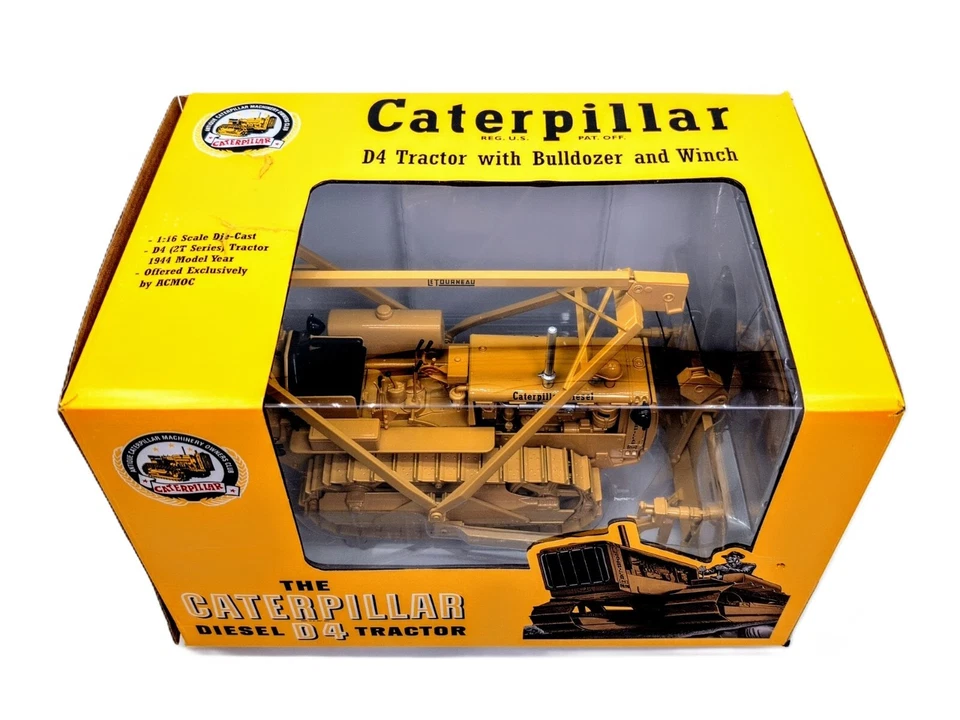 1/16 Caterpillar Cat D4 2T LeTourneau Blade Winch - SpecCast Scale #CUST1432 - Image 2 of 3