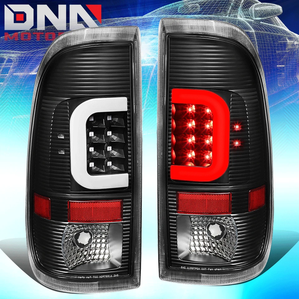[BARRA LED] LUZ TRASERA NEGRA FORD SUPER DUTY 2008-2010 + FARO SEÑAL ÁMBAR Foto 2 de 4