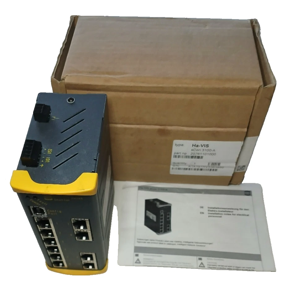 Harting eCon 3100-A Industrial Ethernet Switch – NEU OVP - Bild 3 von 4