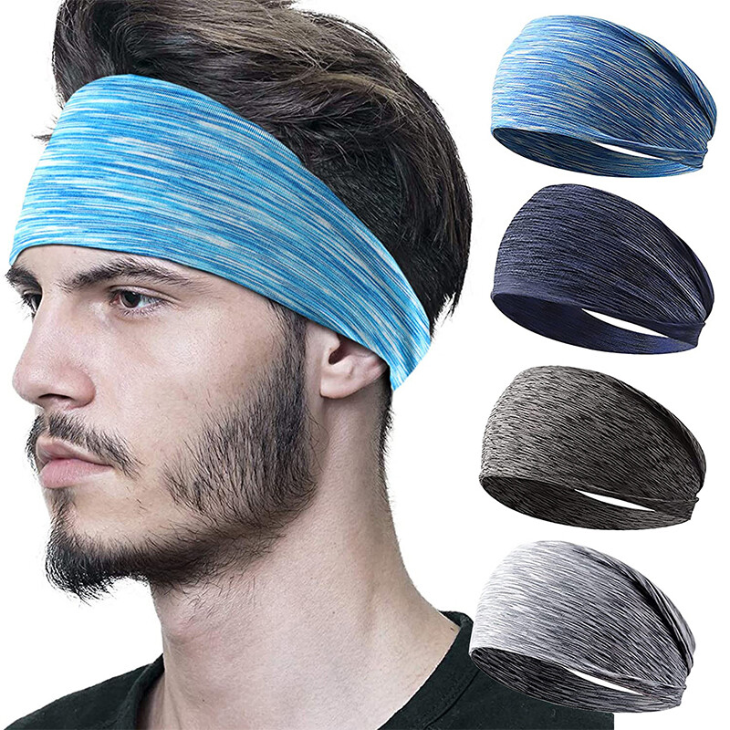 Bandeaux Hommes Femmes Bandeau Bandeau Cheveux Gym Yoga Stretch