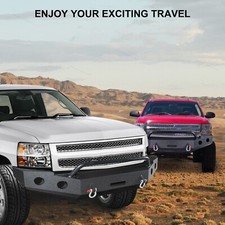 Offroad Carbon Steel Front Winch Bumper Fits 07-13 Chevy Silverado 1500 Offroad Carbon Steel Front Winch Bumper Fits 07-13 Chevy Silverado 1500