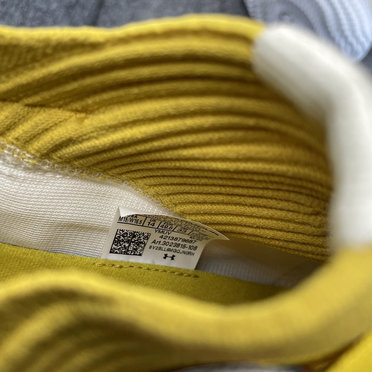 Under Armour Curry Flow Cozy Ivory Zeppelin Yellow Size Men\'s 15/Women\'s 16.5 Under Armour Curry Flow Cozy Ivory Zeppelin Yellow Shoes  main image 3