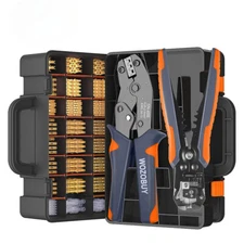 Pin Crimping Tools Crimper for Car Terminals Sets Wire Electrical Hand Tools New