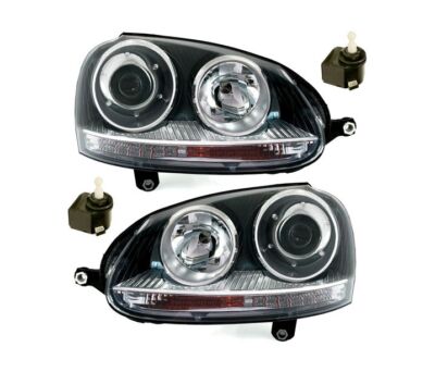 set headlights for VW GOLF 5 2003 2004 2005 2006 2007 2008 GTI