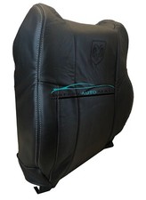 Driver Passenger Lean Back Perf Leather Seat Cover Dkgray 09 Dodge Ram