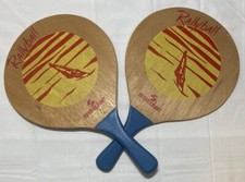 VINTAGE Pair Sportcraft Rallyball Paddles - Beach Or Decor