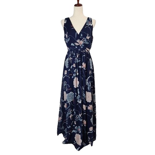 navy empire waist dresses NAVY Empire Waist Dress with Baloon sleeves – PAPILLON CLOTHING main image 1