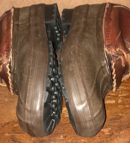 Schnee’s Bozeman-Montana 10”Hunting Pac Men Insulated Brown Leather Boots Size 5 - Picture 10 of 22