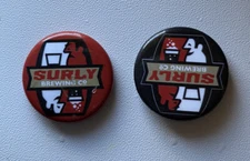 Surly Brewing Co Pins You Get 2! Logo Pins Minnesota Beer Brewery - Hard To Find