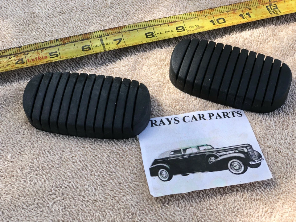 ¡NUEVO PAR DE PEDALES DE FRENO Y EMBRAGUE CHEVROLET 1937 A 1952 DE GOMA! Foto 2 de 4