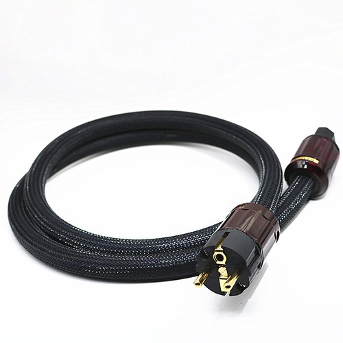 Ship Via German1m Highend Stromkabel Netzkabel kaltgerätekabel mains power cord - Bild 2 von 11