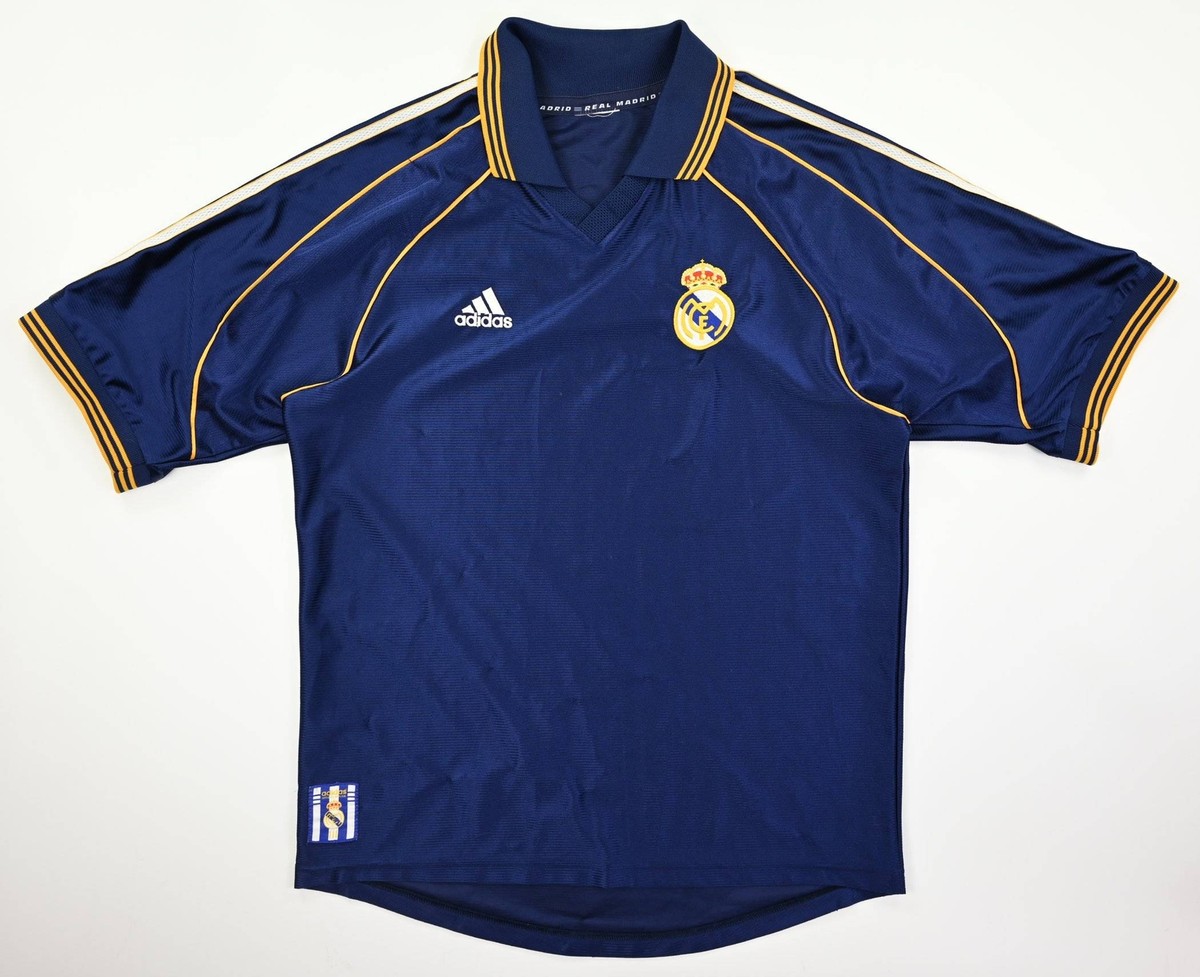 Adidas 1998-99 REAL MADRID SHIRT TRIKOT L | eBay