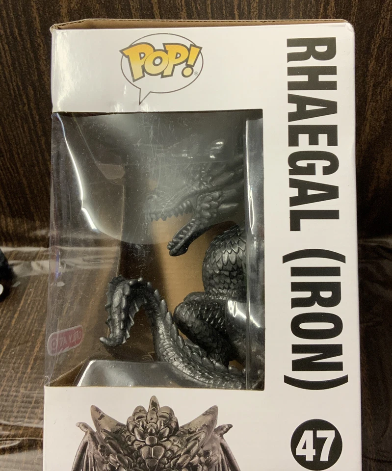 🐉 Funko Juego de Tronos: El Aniversario de Hierro (47) Rhaegal Iron)🆕angustiado📦 Foto 2 de 3